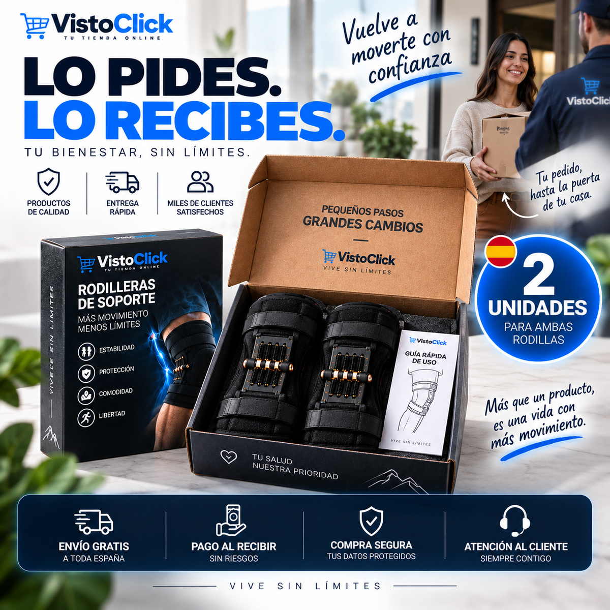 Rodilleras para las articulaciones (2 uds)