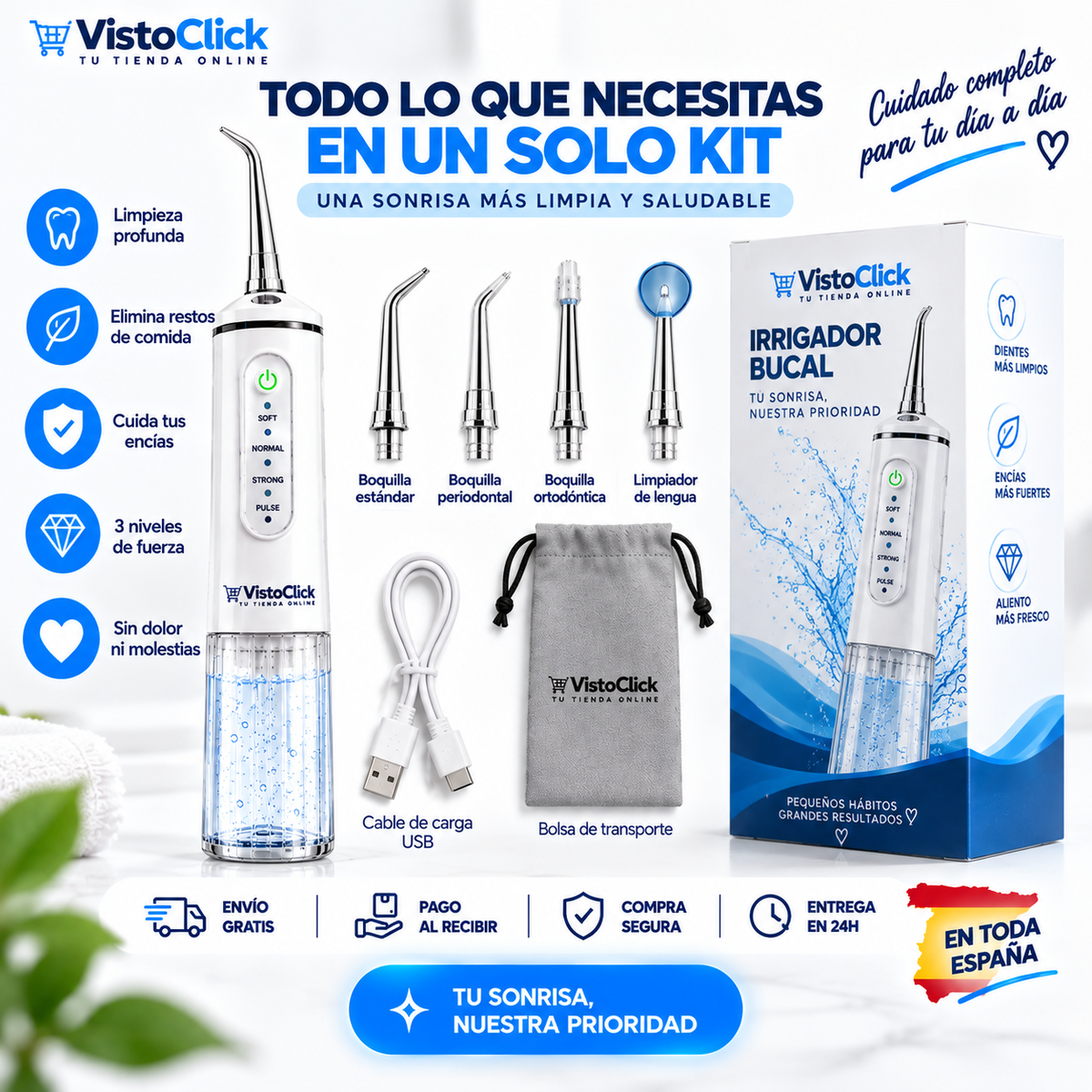 Irrigador dental profesional