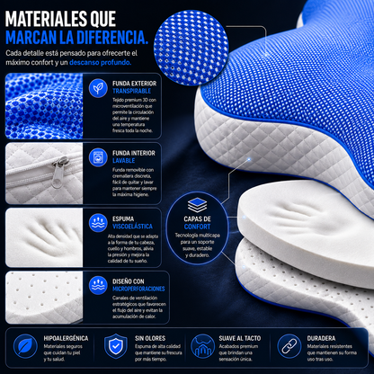 Almohada Mariposa Celeste™ + Antifaz de REGALO 🎁