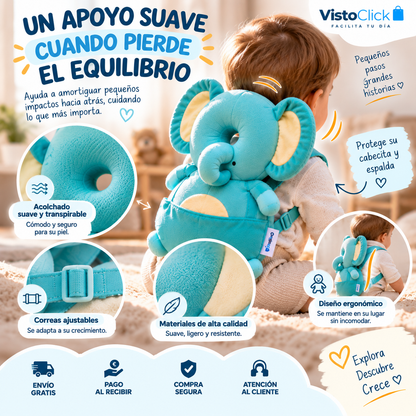 🐘 Pack Primeros Pasos PRO — Almohadilla Protectora para Bebé + 🎁 Koala Relajante de REGALO