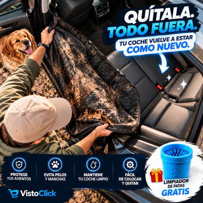 Funda Protectora para Coche + Limpiador de Patas GRATIS
