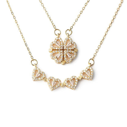 Collar con colgante de trébol transformable oro - additional image 3