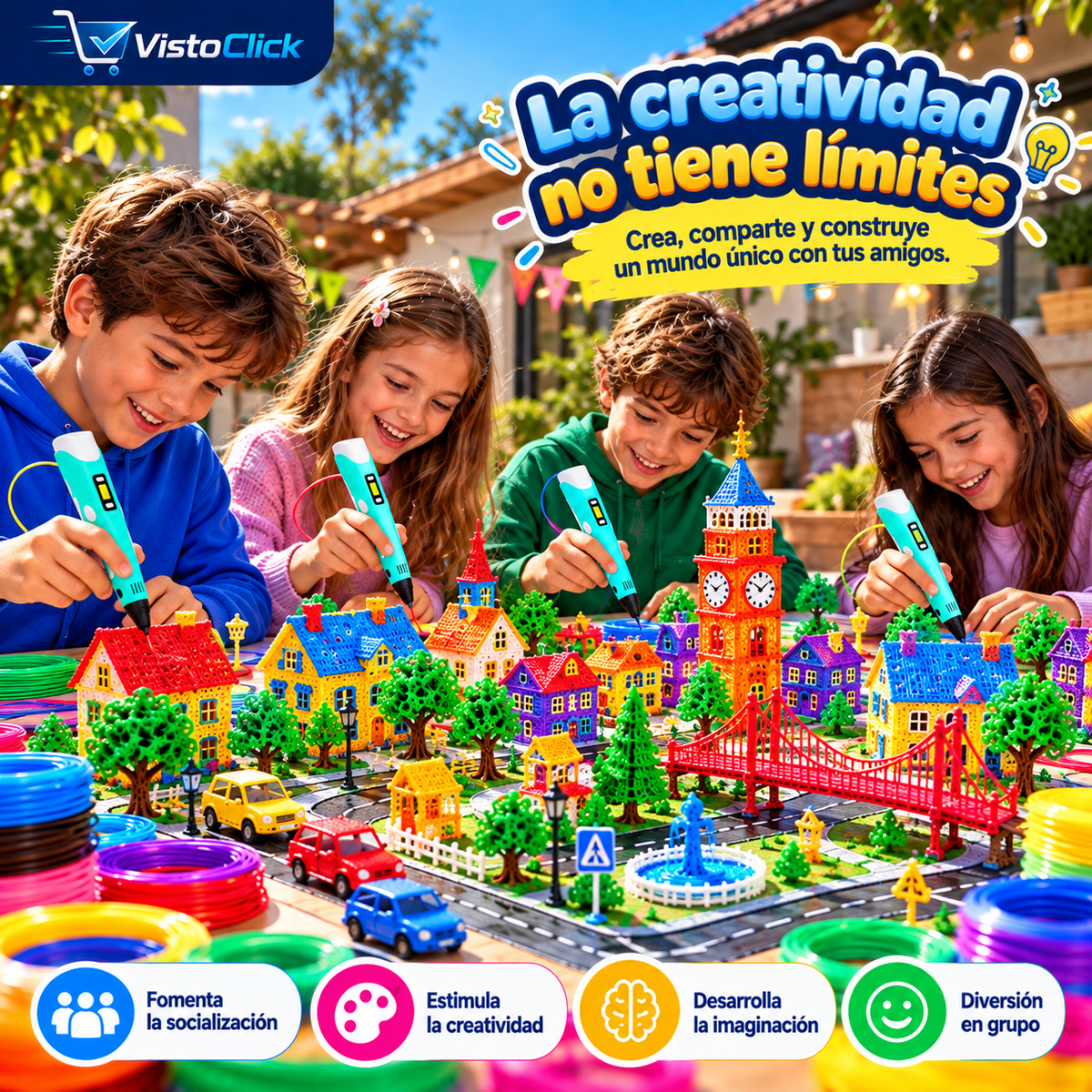 Lápiz 3D Creativo – Imagina, Crea y Diviértete