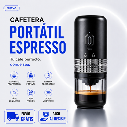 Maquina de café portatil eléctrico