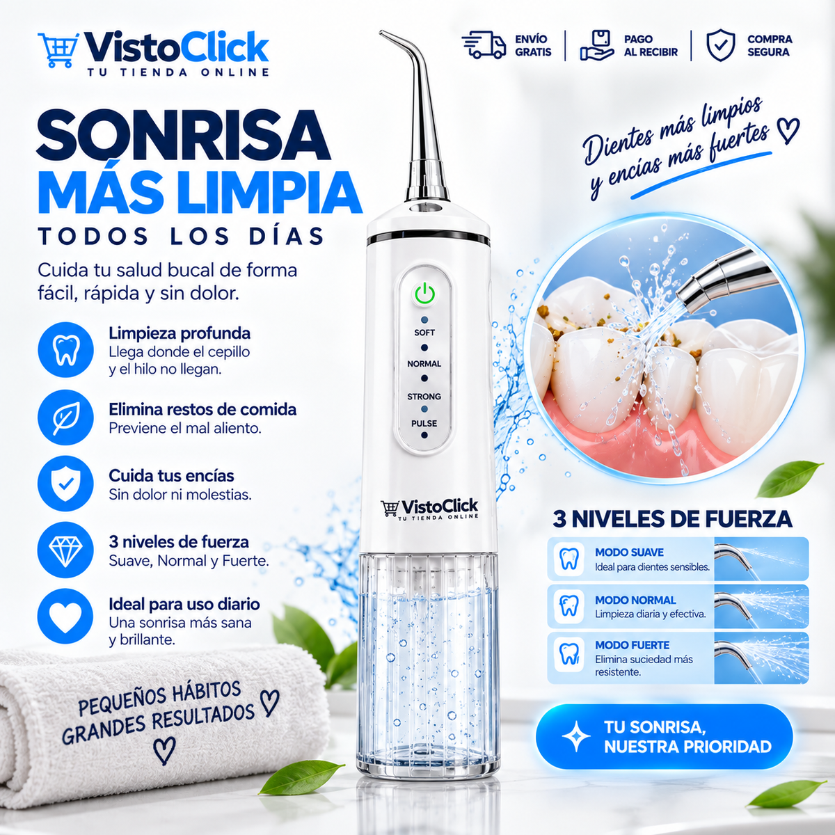 Irrigador dental profesional