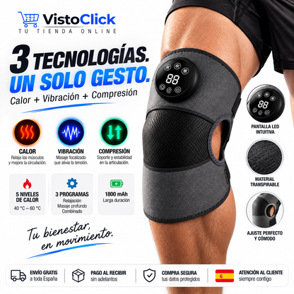 Rodillera de Masaje 3 en 1 con Calor