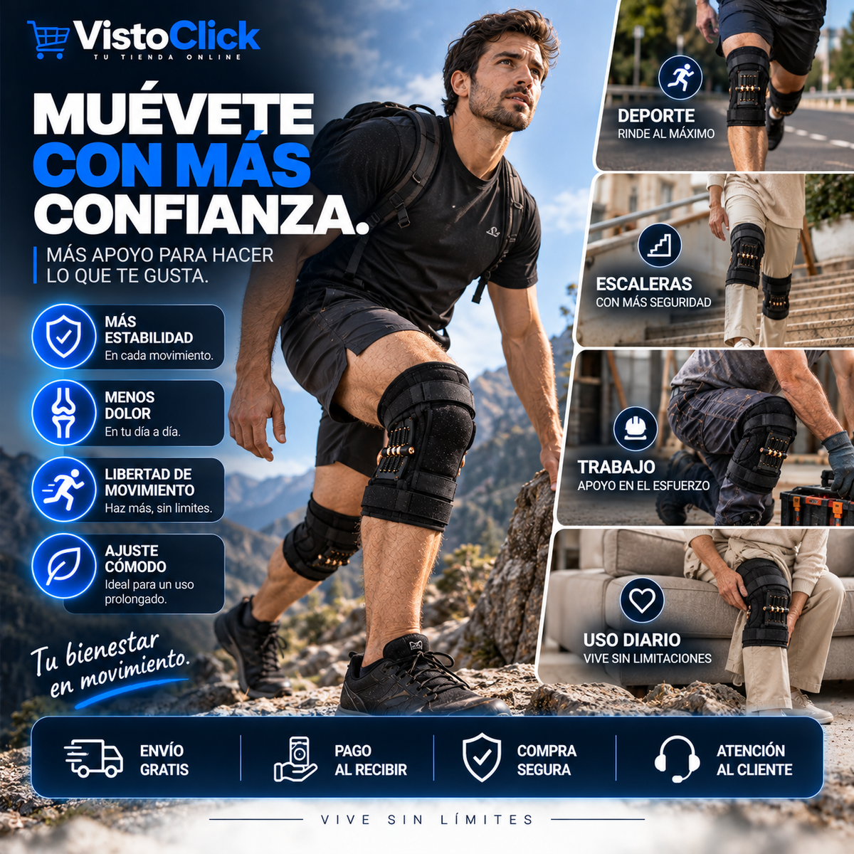 Rodilleras para las articulaciones (2 uds)