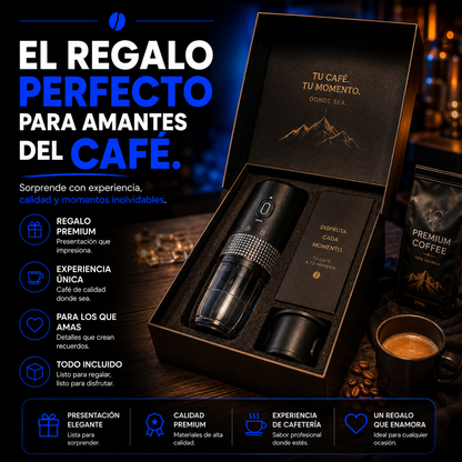 Maquina de café portatil eléctrico