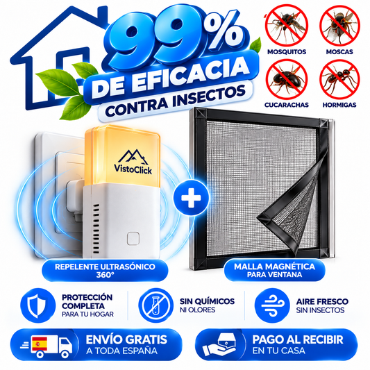 PestAway™ – Doble Protección Anti-Insectos para tu Hogar