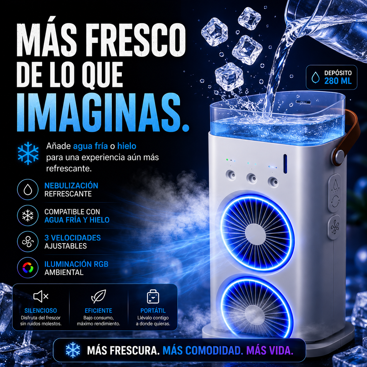Climatizador portátil