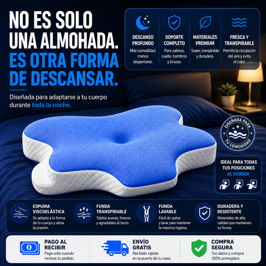 Almohada Mariposa Celeste™ + Antifaz de REGALO 🎁