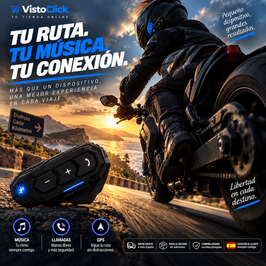 Intercomunicador bluetooth para motocicletas