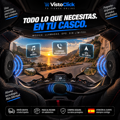 Intercomunicador bluetooth para motocicletas