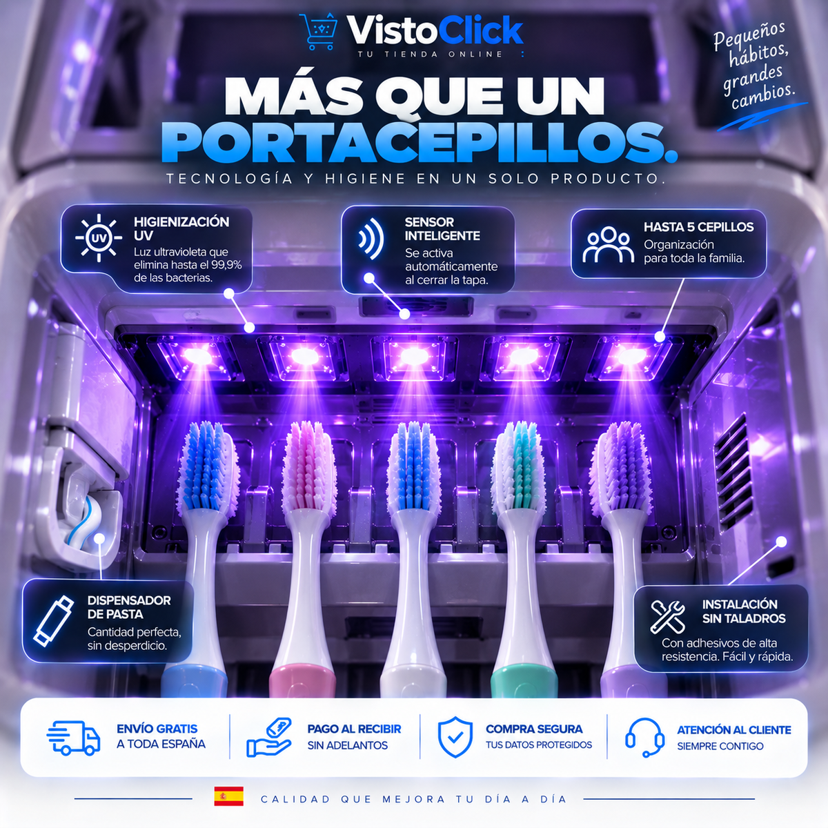 Esterilizador de cepillos de dientes