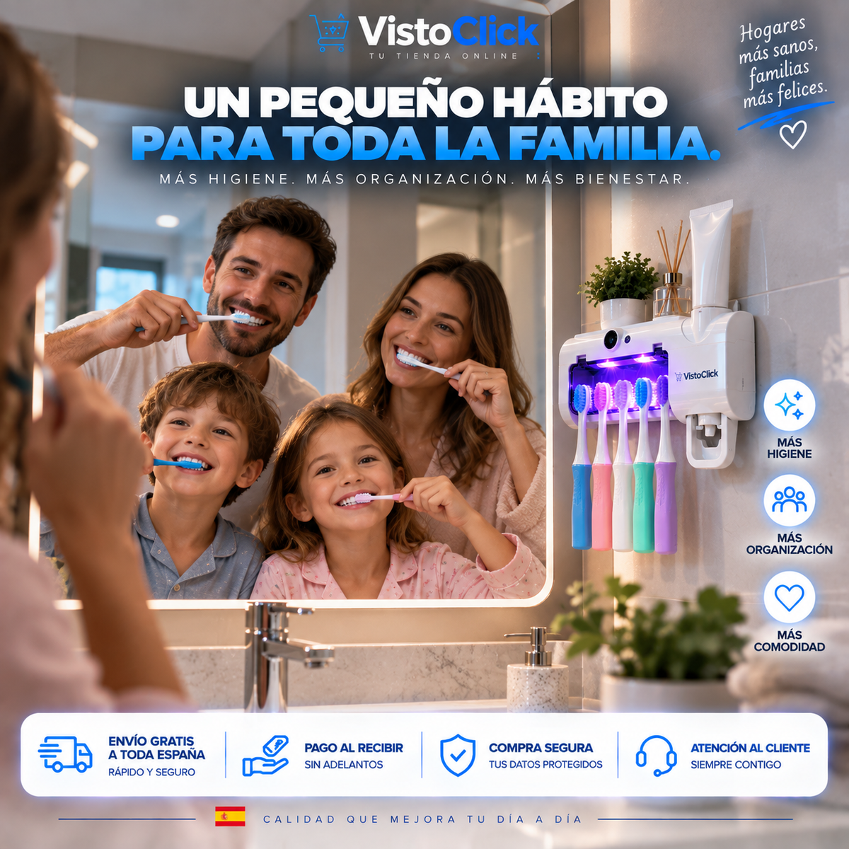 Esterilizador de cepillos de dientes